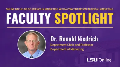 Faculty Spotlight: Dr. Ronald Niedrich