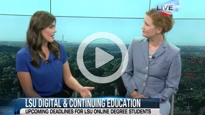 News Segment about LSU Online