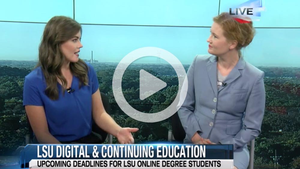 News Segment about LSU Online
