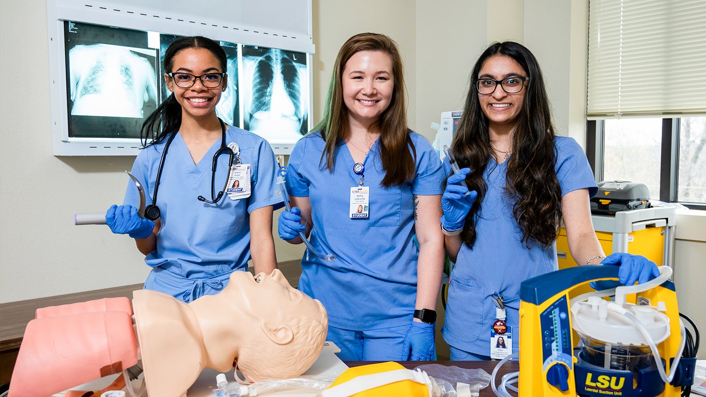 LSU Health Shreveport students