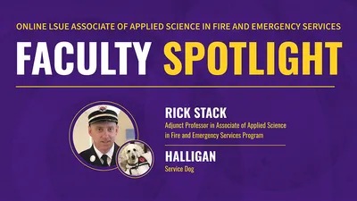 Earn your online LSUE associate of applied science in fire and emergency services