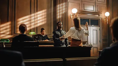 Forensic Psychologist being sworn in as Expert Witness