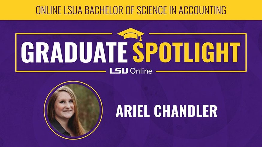 Ariel Chandler found her passion at LSU Online