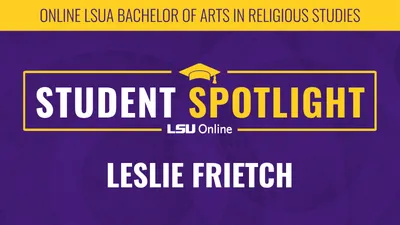 For Leslie Frietch, gaining a deeper understanding of faith was a personal calling and a professional necessity.