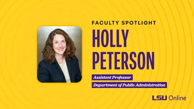 Graphic with image of Dr. Holly Peterson