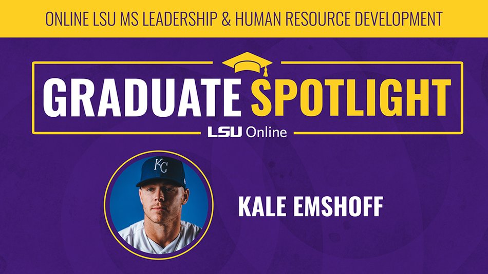 Kale Emshoff balances baseball, business, and education with LSU Online