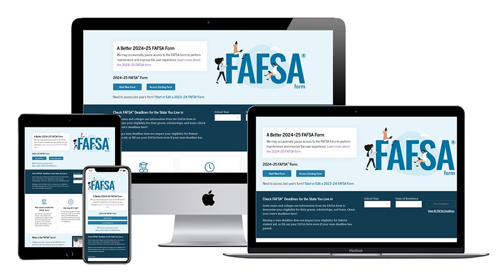 FAFSA Website on multiple devices