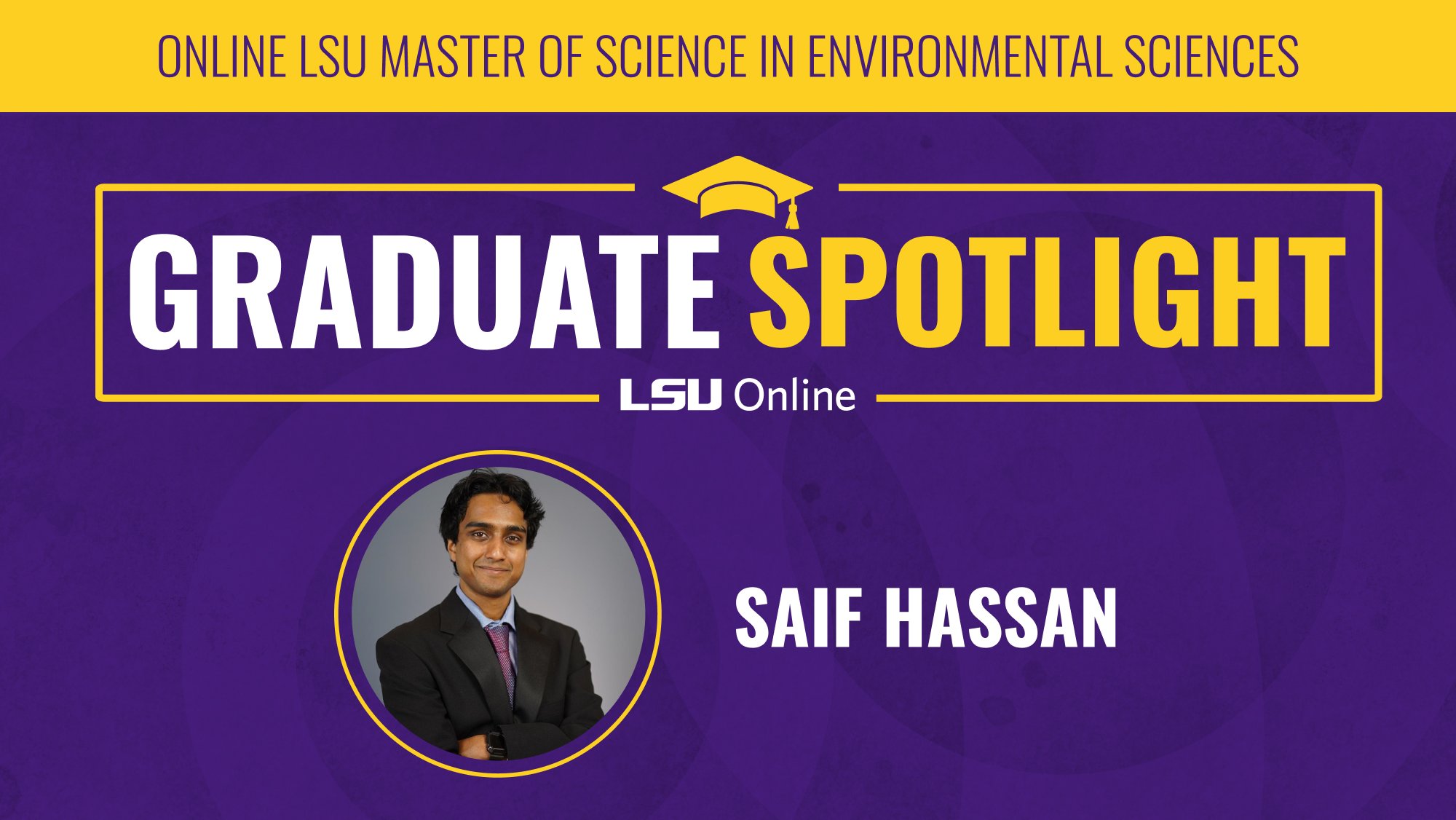 Graduate Spotlight - Saif Hassan