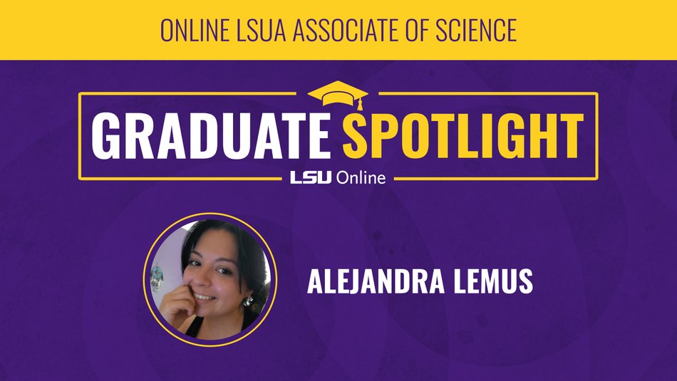 Graphic with image of Alejandra Lemus
