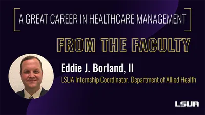 From the Faculty: Eddie J. Boralnd, II