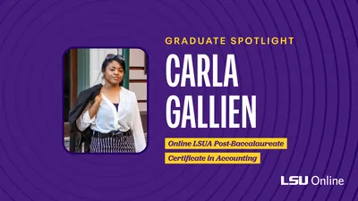 Graphic with image of Carla Nicole Gallien
