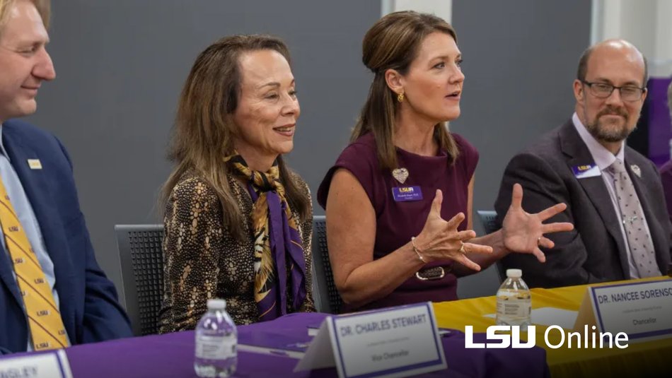 LSUA and LSUE representatives speaking together