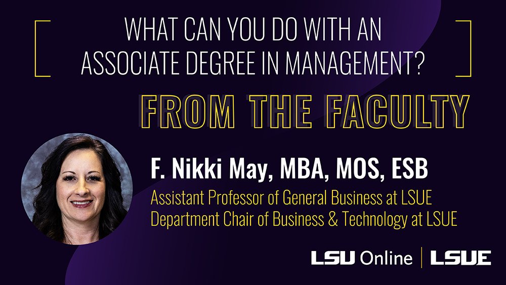 Assistant Professor F. Nikki May, MBA, MOS, ESB