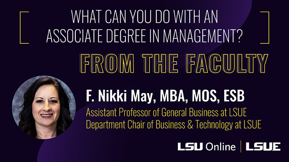Assistant Professor F. Nikki May, MBA, MOS, ESB