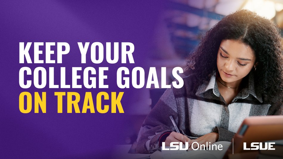 College student doing an assignment