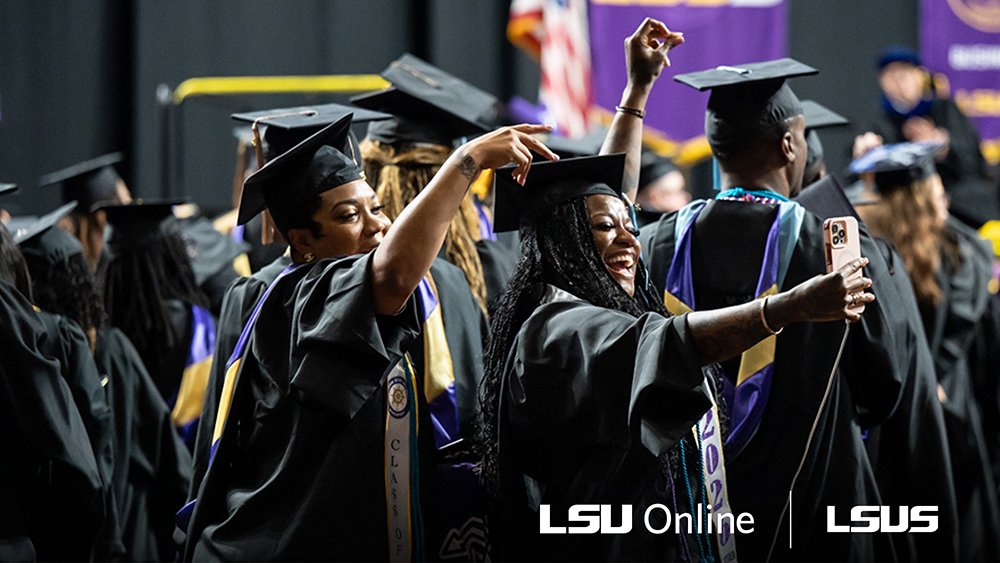 LSUS Graduates taking a selfie