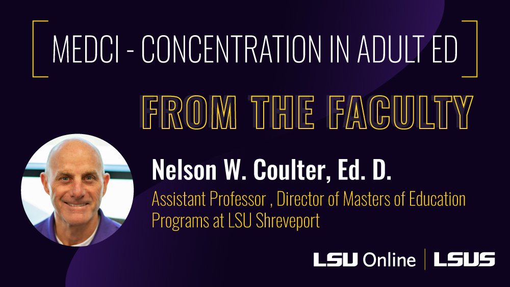 From the Faculty Nelson W. Coulter, Ed. D.