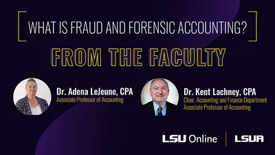 Graphic with images of Dr. Adena LeJeune and Dr. Kent Lachney