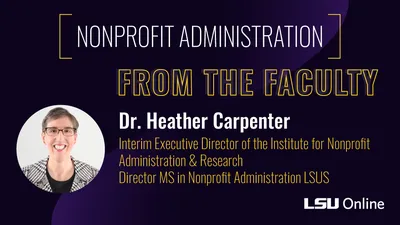 Graphic with image of Dr. Heather Carpenter