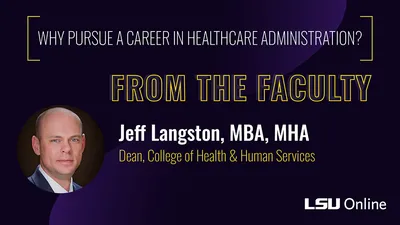 Graphic with image of Jeff Langston