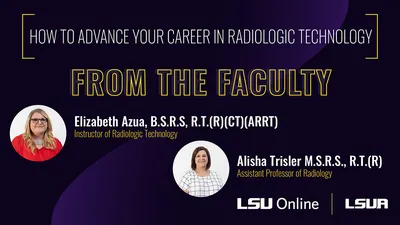 Image of Elizabeth Azua, Instructor of Radiologic Technology and Alisha Trisler, Assistant Professor of Radiology