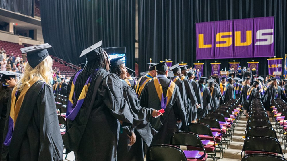 LSUS Master's Graduates Standing