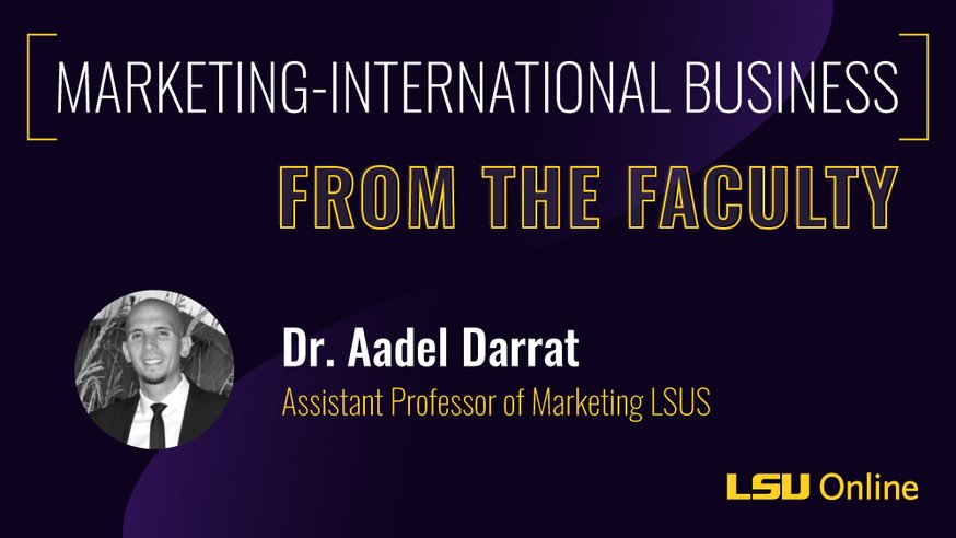 Graphic with image of Dr. Aadel Darrat