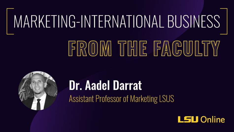 Graphic with image of Dr. Aadel Darrat