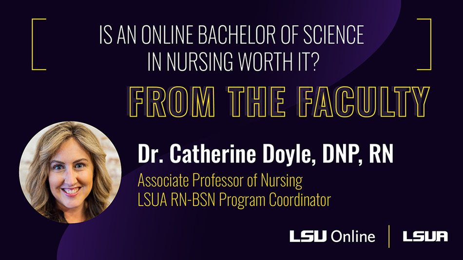 Graphic with image of Dr. Catherine Doyle