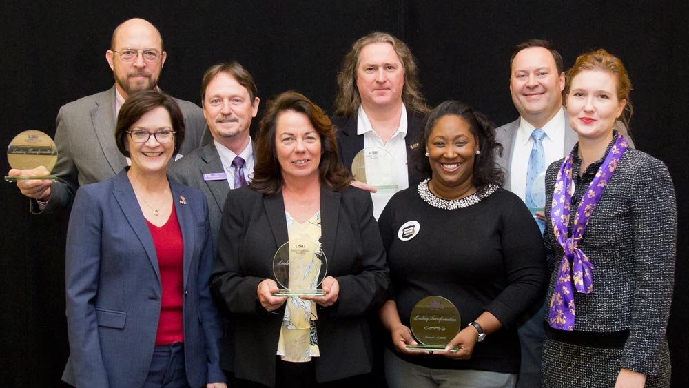 LSU Online award recipients