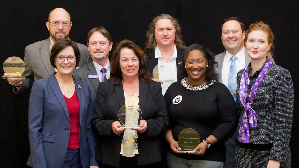 LSU Online award recipients