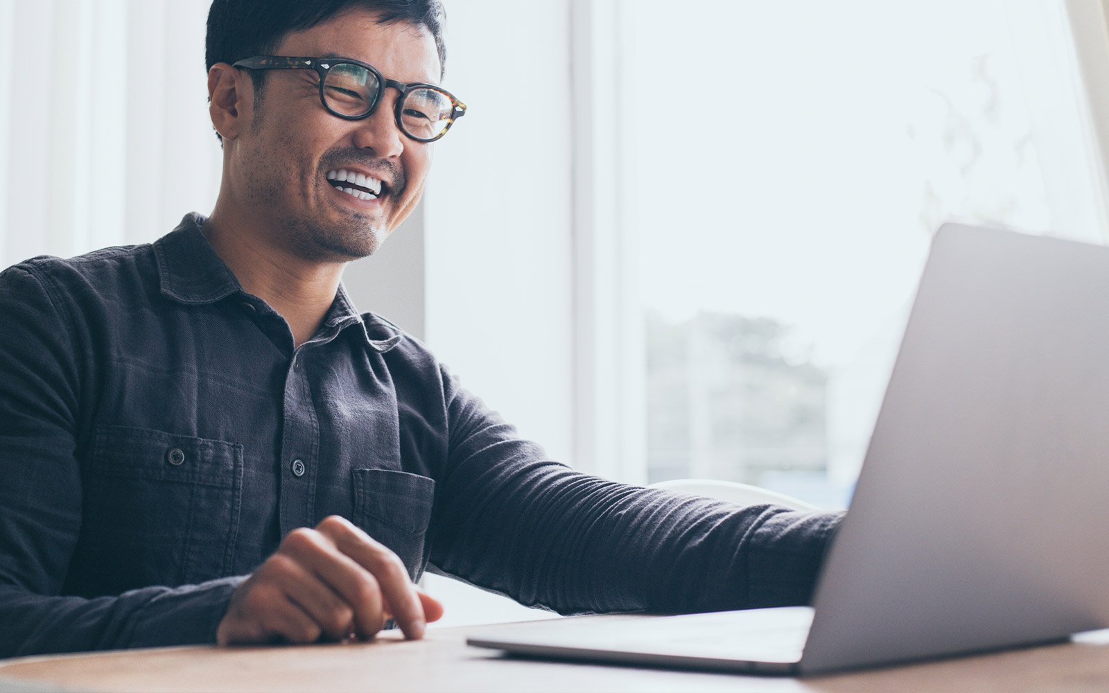 Business administrator working at his desk