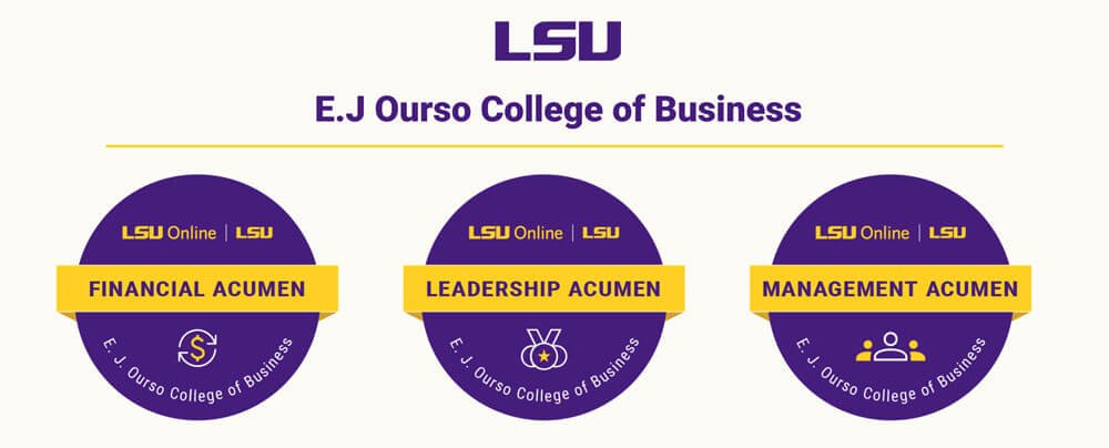 Flroes MBA accumen badges