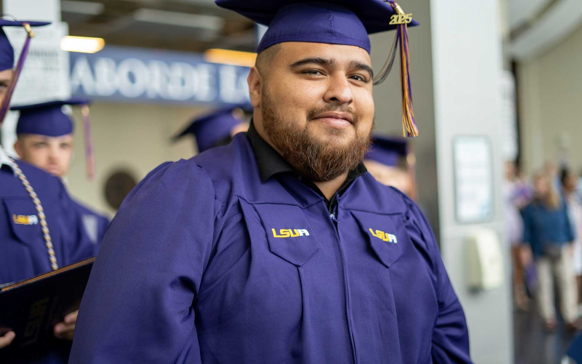 LSUA Graduate at graduation