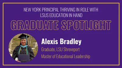 Student Spotlight: Alexis Bradley, NY Principal