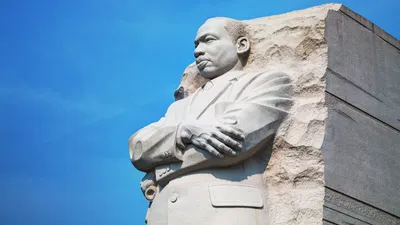 Martin Luther King Statue.