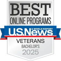 U.S. News & World Report Top Online Bachelors Programs for Veterans 2025